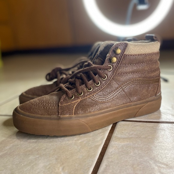 Vans Other - RARE Vans Sk8-Hi Reissue Leather Brown / Potting Soil Rare